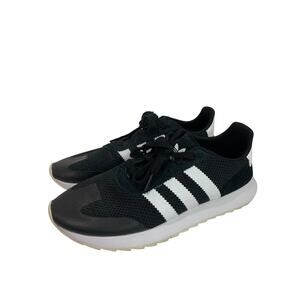 Size 9.5 Adidas Womens Flashrunner Black Marathon Running Shoes BB5323